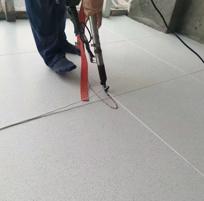 Conductive Anti Static PVC Vinyl Floor Tiles Fireproof for Factories Hospitals ESD 2 3mm
