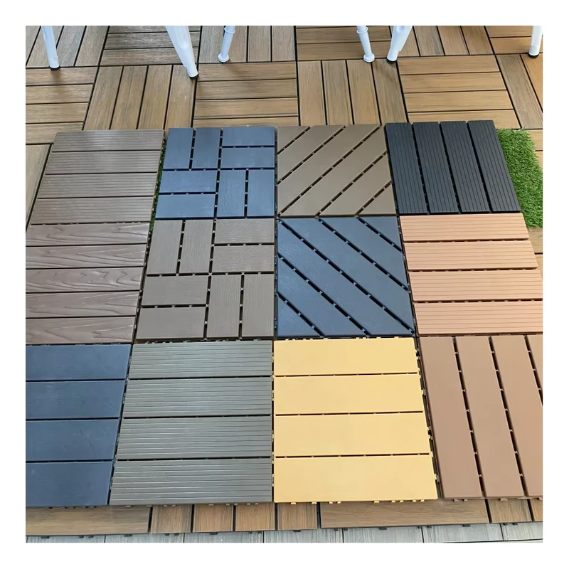 Contemporary PVC Interlocking Base Deck Tiles for Patio Outdoor DIY Floor Plastic Grid Tiles Click Base Accessories