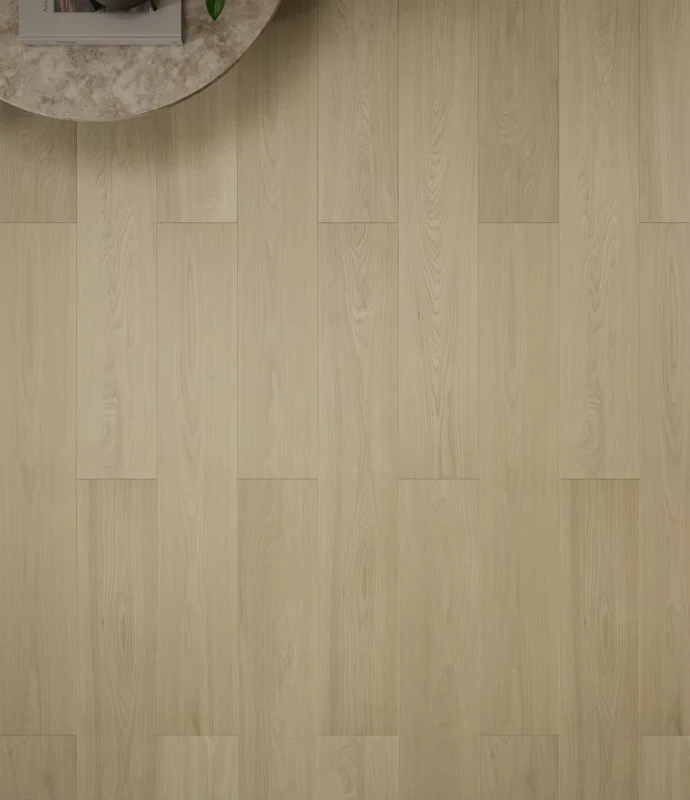 Cork Backed White Oak Engineered Wood Flooring Acoustic Planks with Industrial Design for Apartments Bedrooms Parks Outdoor Use