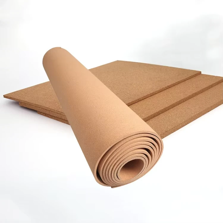 Cork Roll 1mm to 12mm Thick Kindergarten Cork Flooring High Density Cork Sheet Eco friendly 100% Natural