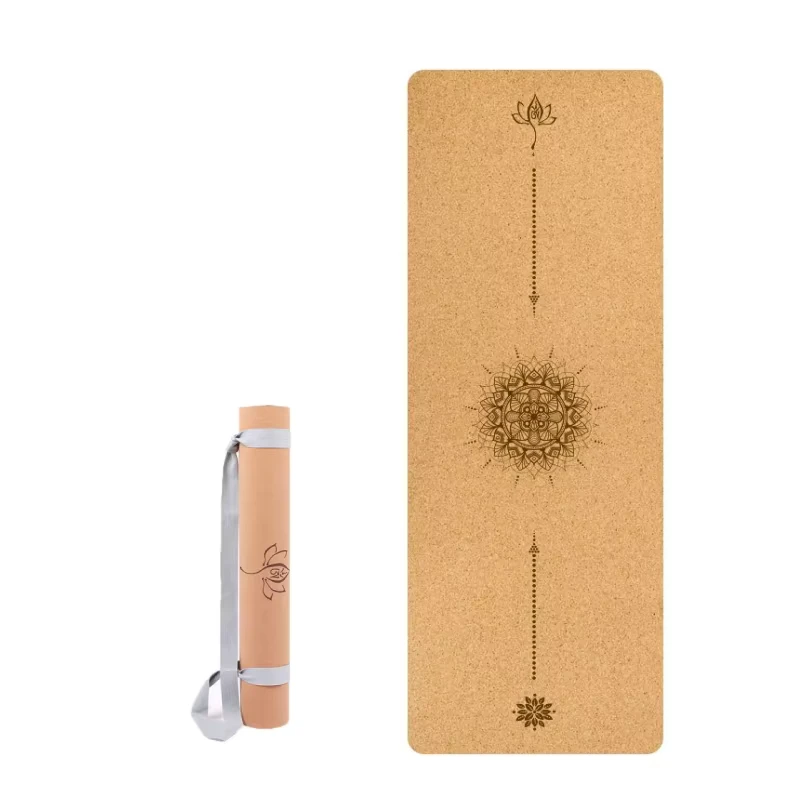 Cork Yoga Mat Eco Friendly Natural Rubber Anti Slip Yoga Mat
