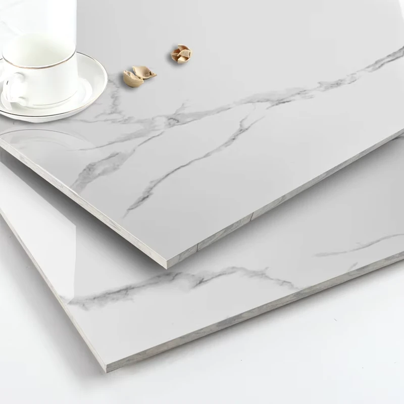 Crystal White Polished Ceramic Floor Tiles 60×60 Size for Interior Use for Saudi Arabia’s Spanish Porcelanato