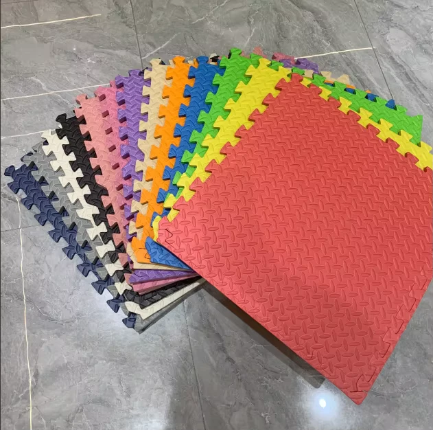 Custom Colored EVA Protective Floor Mat for Children in Martial Arts
