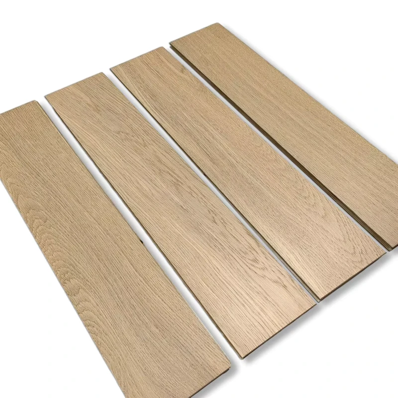 Custom Engineered Solid Wood Oak Hardwood Flooring Three Layer Waterproof Flooring Outdoor Use Park Villas Offices