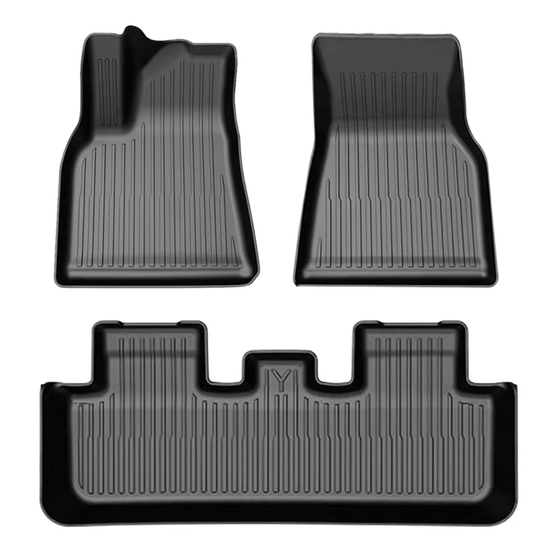 Custom Fit for Tesla Interior Accessories Car Mats Car Foot Mat for Tesla Model Y All Weather 3D TPE Car Floor Mats