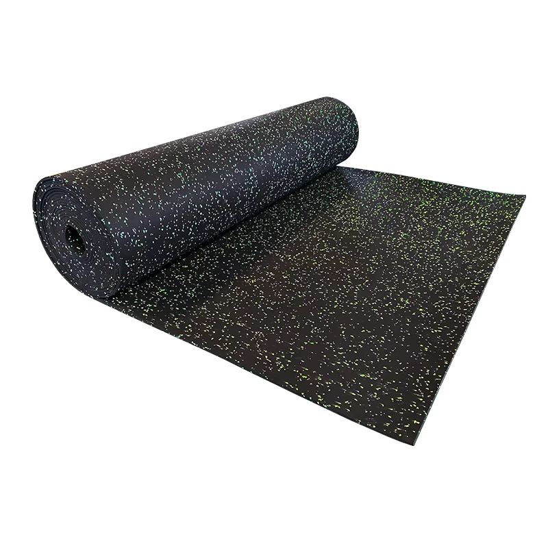 Custom Gym Anti slip Rubber Flooring Playground Rolling Mat Gym Mat Protective Floor Tiles Sports Equipment Rubber Mat