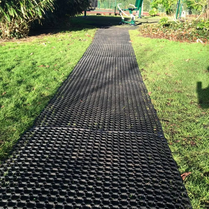 Custom Size Good Load Bearing HDPE Ground Protection Mats 25mm Thickness Drilling Rig Floor Mat