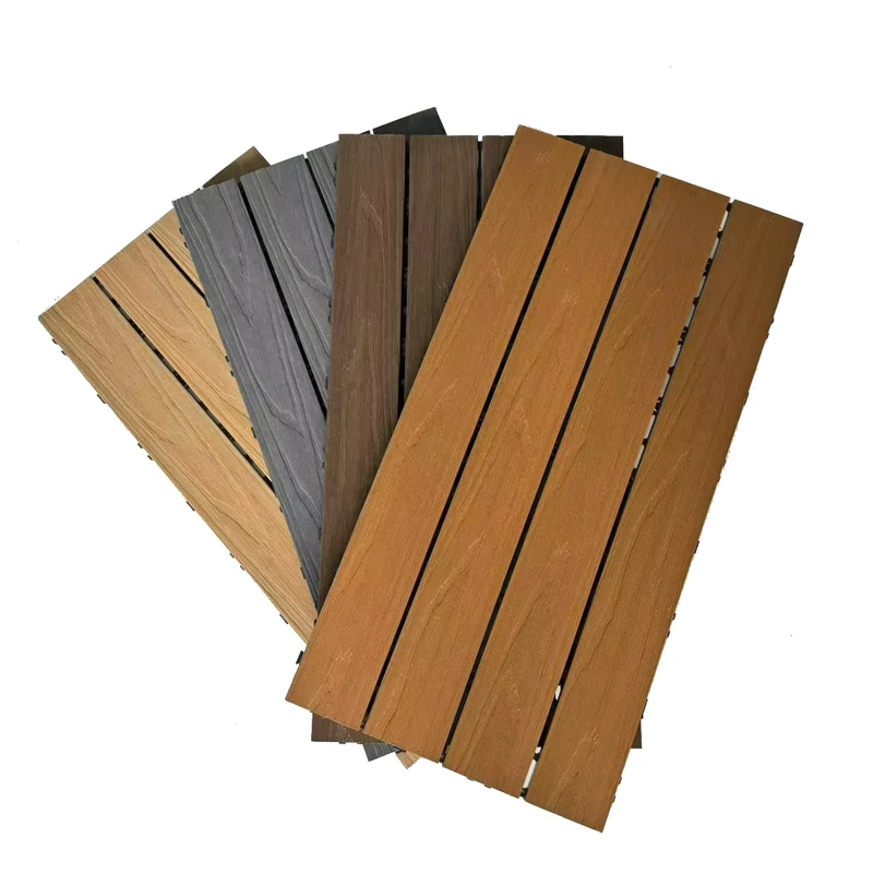 Custom Size WPC Decking Durable Outdoor Villa Patio Wood Plastic Decking Floor With Reasonable Price