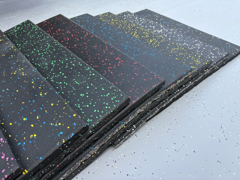 Customizable 15mm EPDM Gym Rubber Mat Protective Flooring Tiles Rubber Gym Mat for Gyms