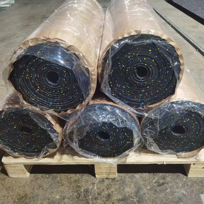 Customizable 1m*10m*6mm Soft Rubber Gym Mats Protective EPDM Flooring Rolls for Indoor Fitness Free Gym Roll Tiles