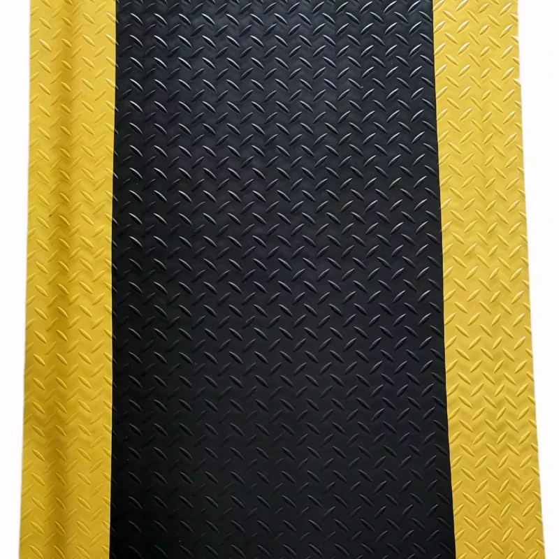 Customizable Black Yellow Ergonomic ESD and Anti Static Floor Mats for Workshop and Industrial Use
