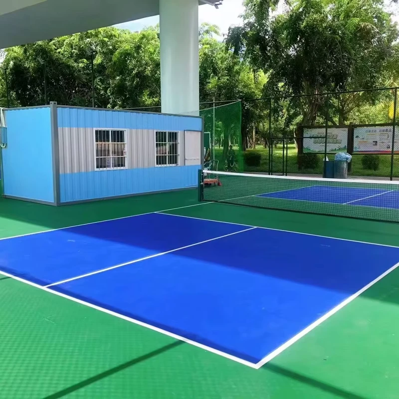Customizable Color PVC Flooring for Indoor Outdoor Pickleball Courts Easy to Install PP for Football Basketball Tennis