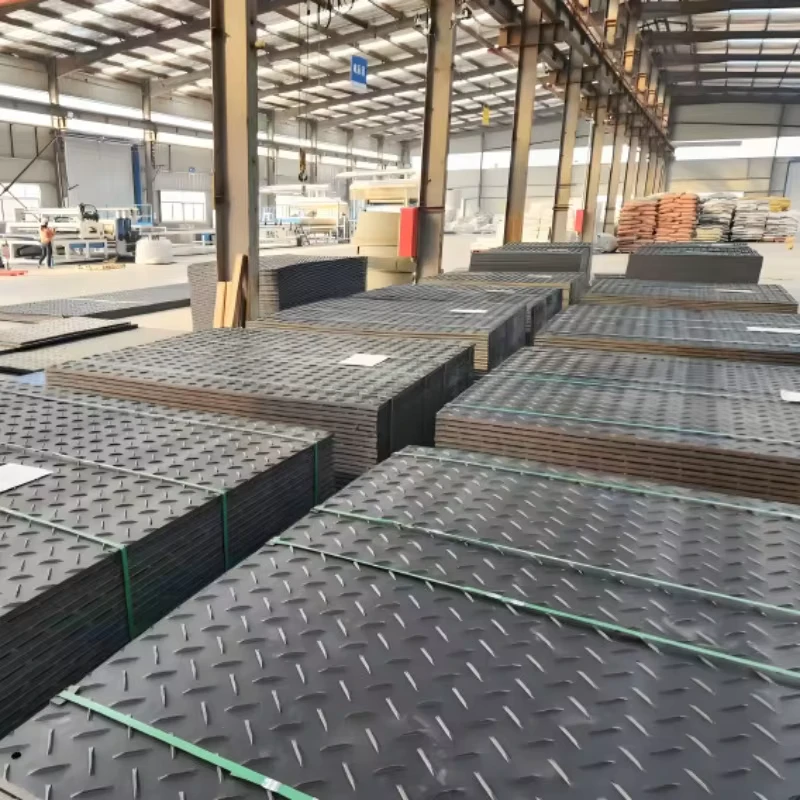 Customizable High Density Polyethylene HDPE Floor Mat Industrial Site Protection Cutting UV Resistant Waterproof Lightweight