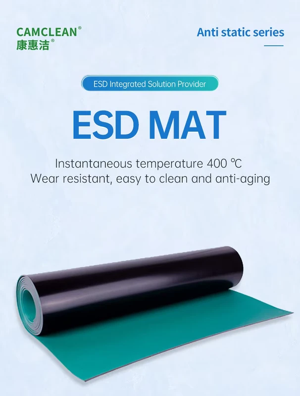 Customized ESD Antistatic Rubber Table Mats for Electronic & Laboratory Environments Use