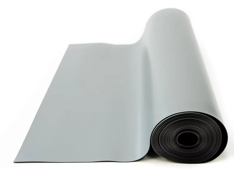 Customized ESD Rubber Mat Green Grey Smooth Surface Rubber Material Workbench Floor Anti Static Mat