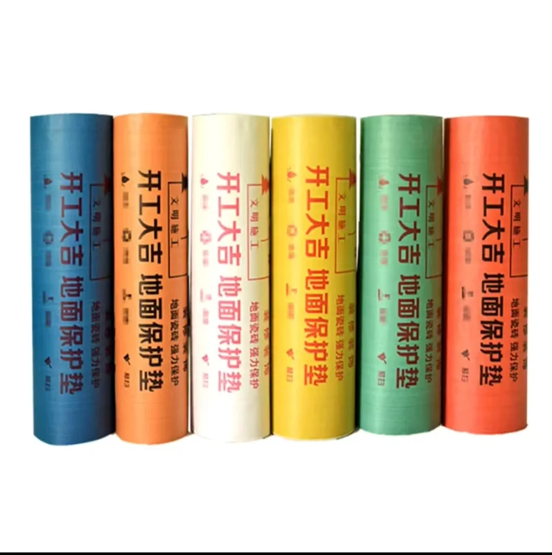 Customized EVA Multi Layer Waterproof Temporary Floor Protection Mat with Cutting Service for Building Decorating Use