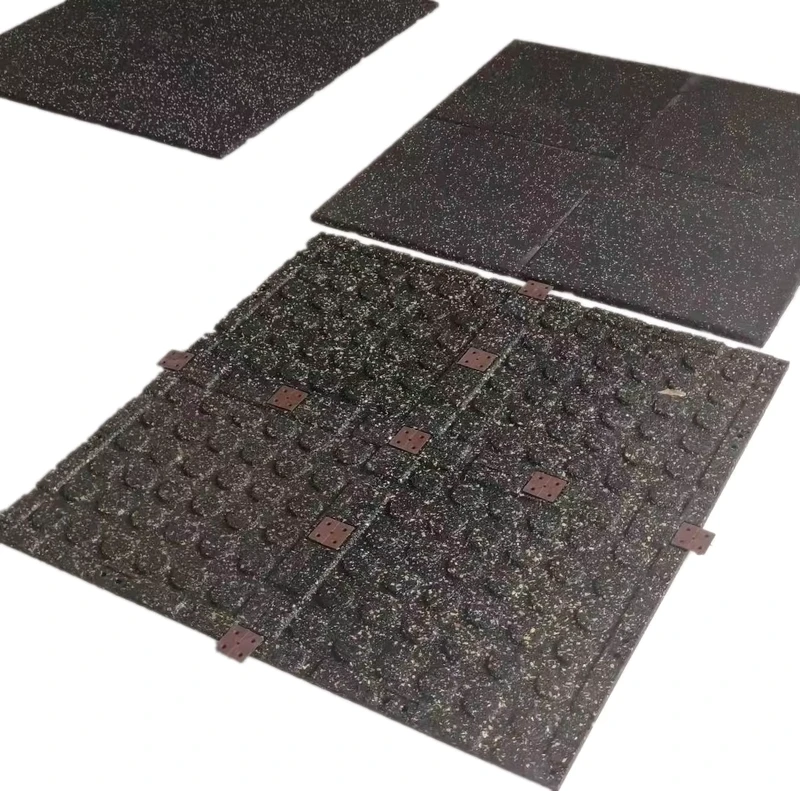 Customized High Density Gym Rubber Flooring Rolls Tiles Anti Slip Rubber Mat Protective Fitness Mats