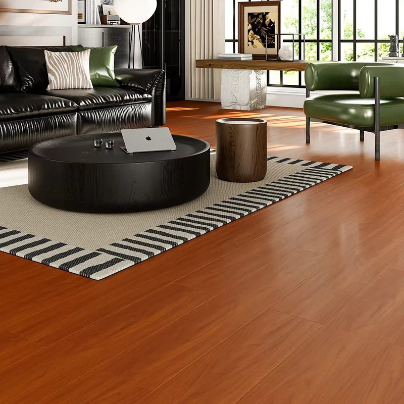 Customized Light Oak Waterproof Durable MDF Laminate Flooring 11mm AC4 Click Lock High Gloss Modern Design 5 Year Warranty for