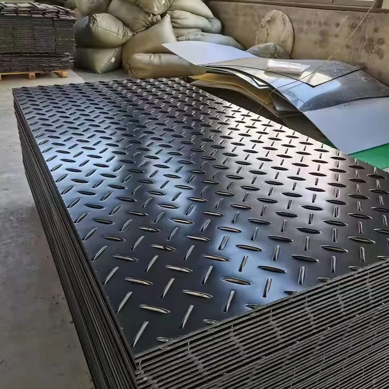 Customized PE Anti slip Floor protection Mats 8-30mm Thickness 2440x1220mm Size for Outdoor Activities