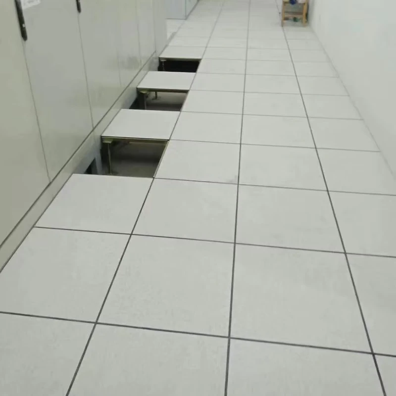 Data Center Anti static Steel Raised Floor Clean Room 600x600mm Anti static Raised Floor System