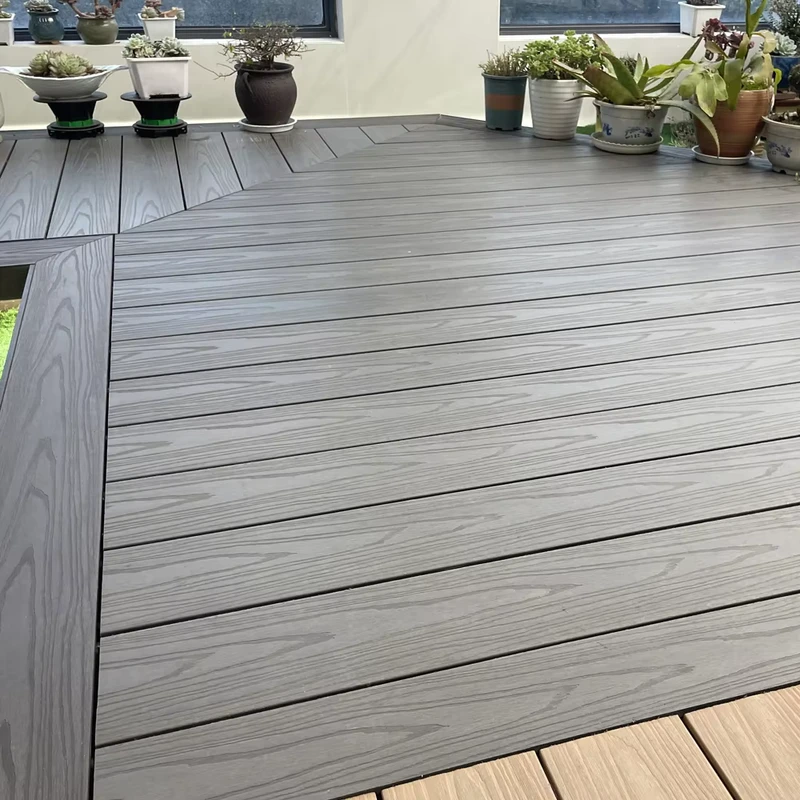 Deck Floor Modern Various Dimensions or Customized Price UV Resistant WPC Engineered Flooring