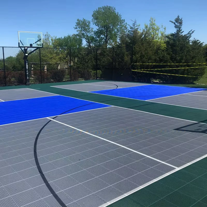 Decking Factory Eco-friendly PP Material Multi-functional Floating Floor Basketball Court Full-Court