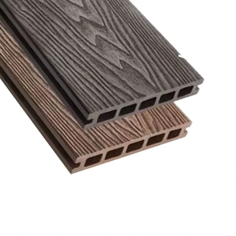 Decking for Outdoor Villa Open Pool Simple Installation Waterproof Wear Resistant Composite Wood Grain Anti Slip