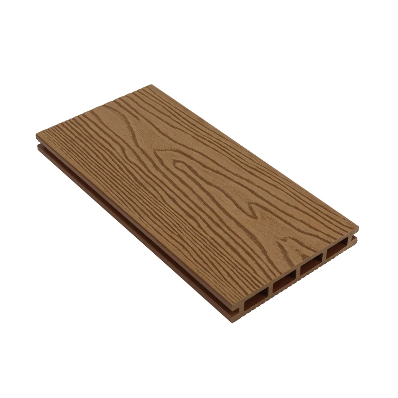 Deep Embossed Wood Grain WPC Decking Anti UV Waterproof Eco Friendly Outdoor Patio Garden Decking