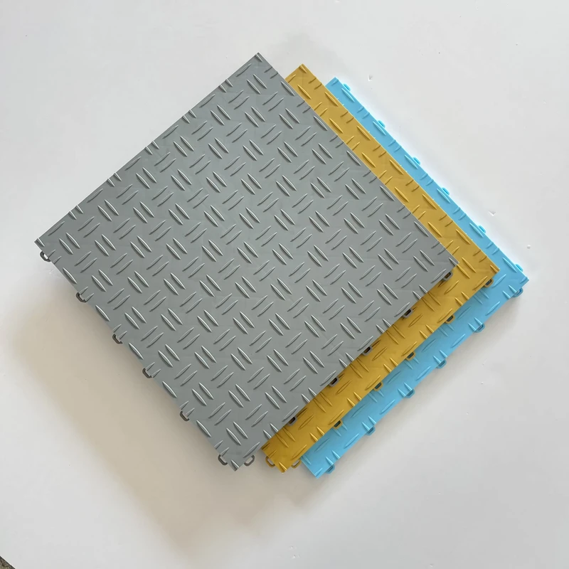 Diamond PVC Interlocking Plastic Garage Flooring Outdoor Interlocking Floor Tiles for Garage Floor
