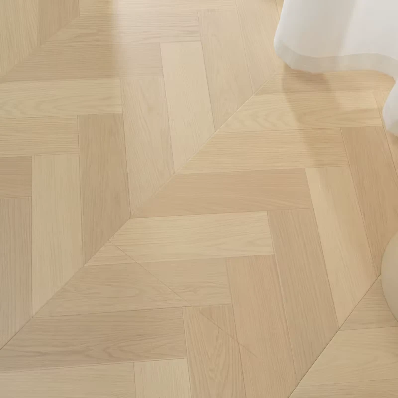 Diamond Surface Herringbone Patterned Reinforced Composite Wood Flooring Household Scratch resistant HDF Laminated Vinyl Floor