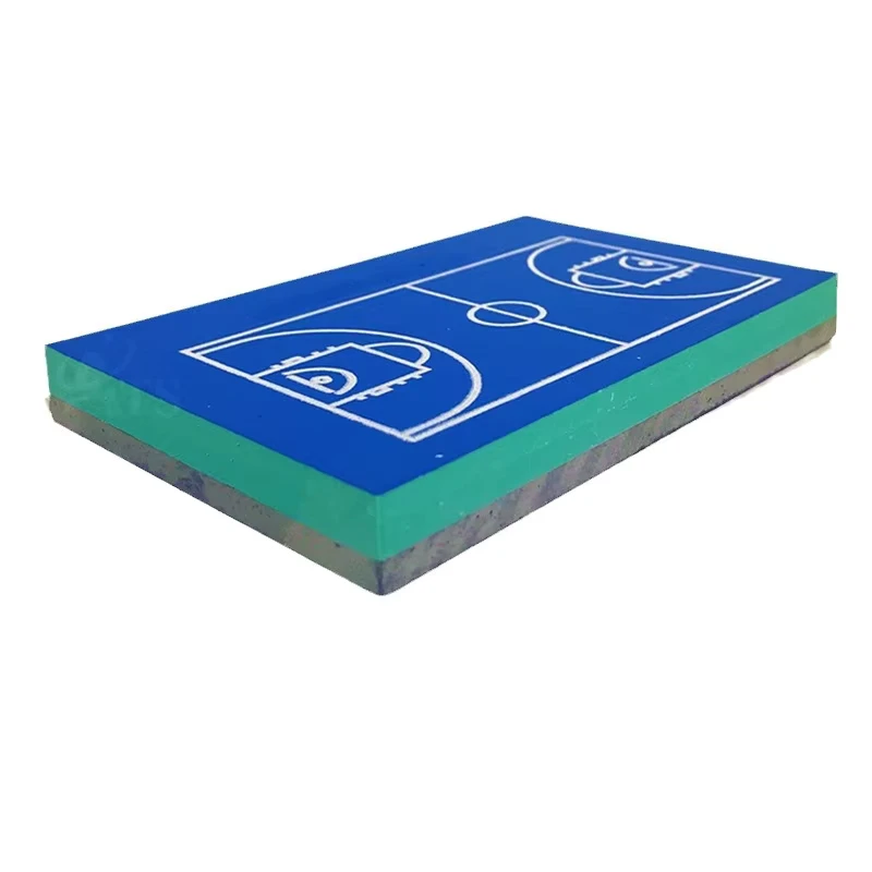 Directly Supplied Manufacturer Silicone PU Materials Basketball Courts Wear resistant Elastic Flooring Outdoor Sports Venues