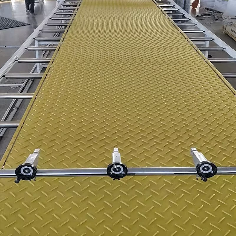 Dozer Track Floor Protection Mat Ground Protection Mats for Heavy Equipment Plastic Matts Lastic Outrigger Plates Crane Mats