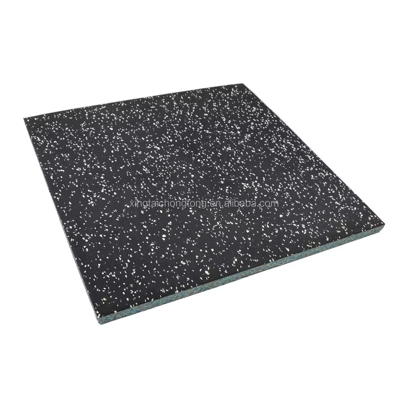 Durable 15mm Thickened SBR EPDM Rubber Gym Flooring Mat Anti Slip Indoor Exercise Roll Dumbbell Tile Shock Protective Flooring