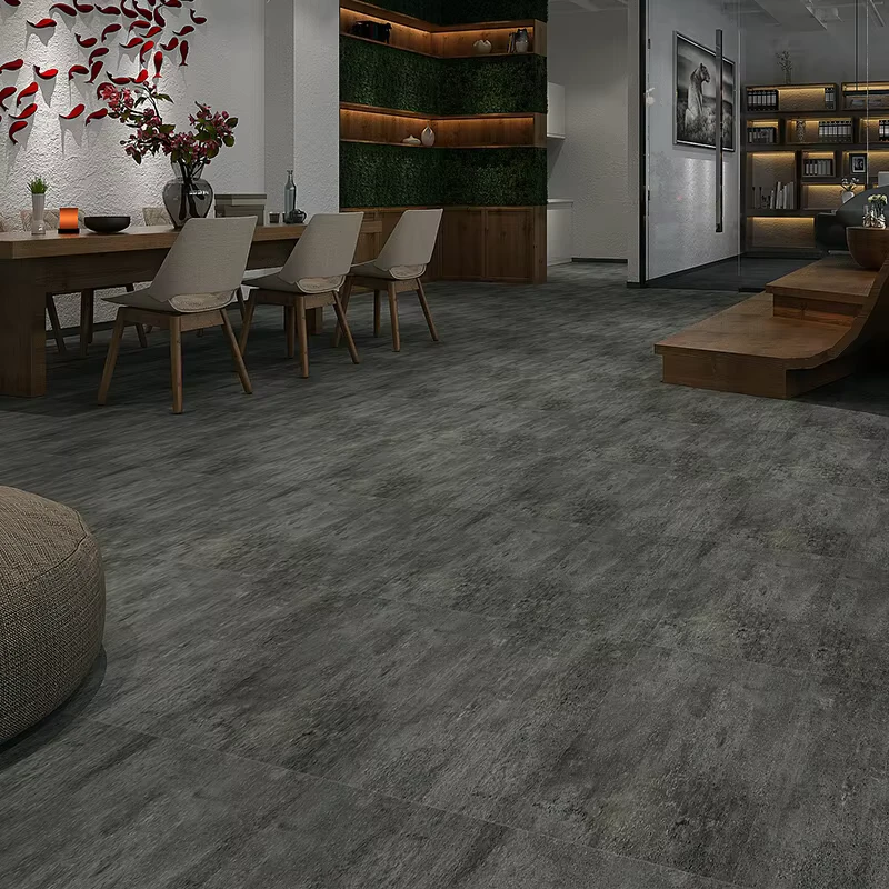Durable 5mm SPC Click Lock Flooring with Anti Slip Waterproof Surface for Philippines Hotel and Homestay Renovation