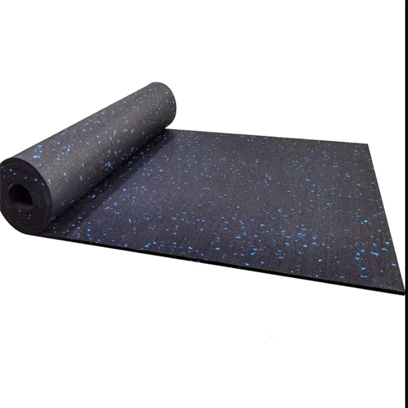 Durable EPDM Material High Density 3 12mm Sport Rubber Flooring Non Toxic Anti Slip Customized Gym Tile Mat Protective Flooring