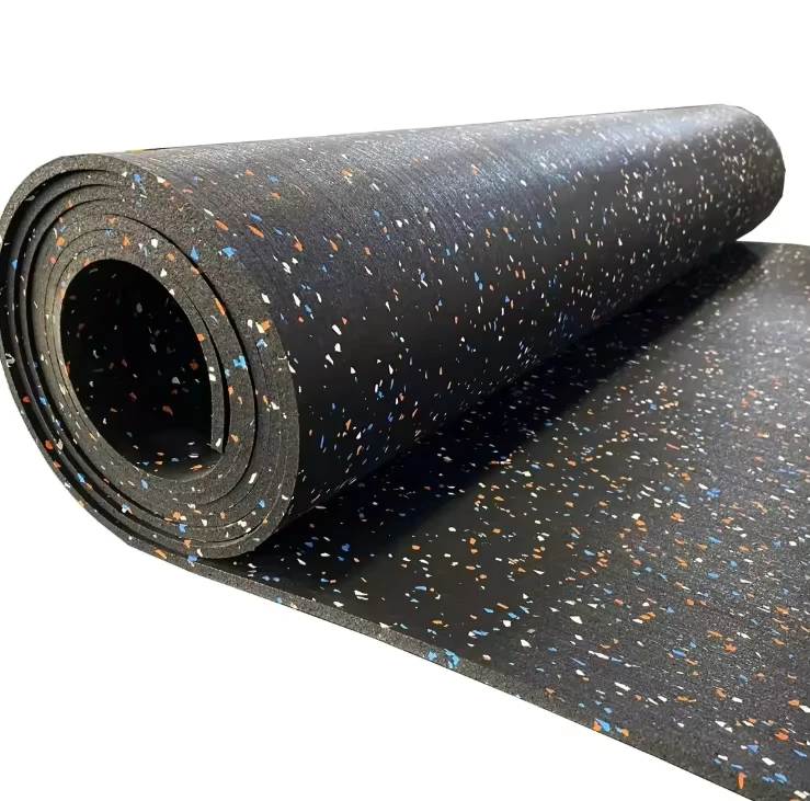 Durable EPDM Rubber Floor Rolls Anti Slip Fitness Flooring and Protective Mat Versatile Rubber Mat for Home and Sport Court Use