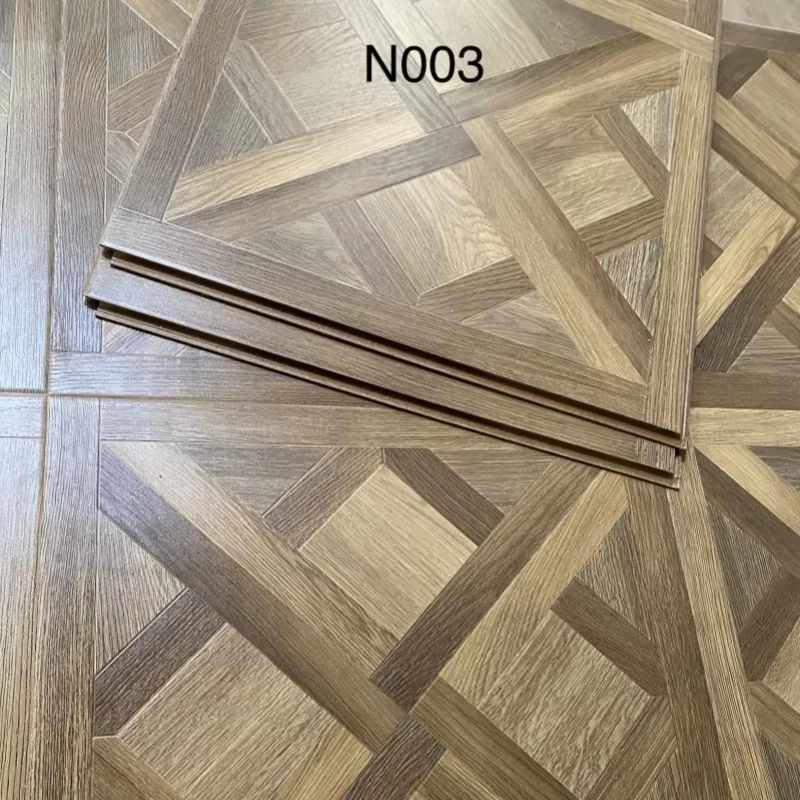 Durable Engineered HDF Parquet Laminate Flooring with Click Installation AC3 Wear Resistance Modern Design for Home & Office Use