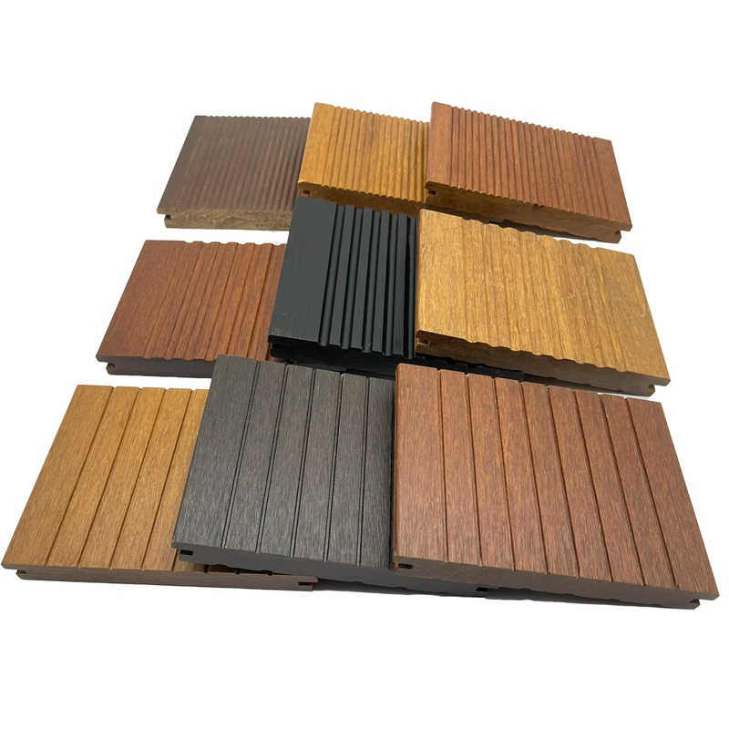 Durable Engineered Solid Bamboo Flooring Wide Plank Mouldproof Waterproof Non Slip Pool Decking Outdoor Versatile 3 Year