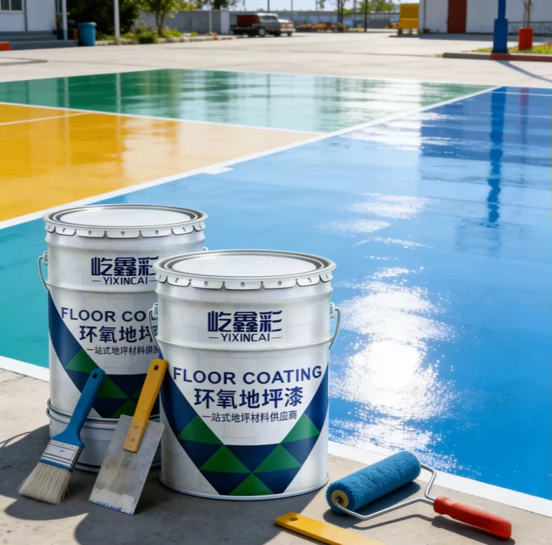 Durable Epoxy Resin UV resistant Liquid Sports Flooring for Indoor outdoor Parks and Industrial Use