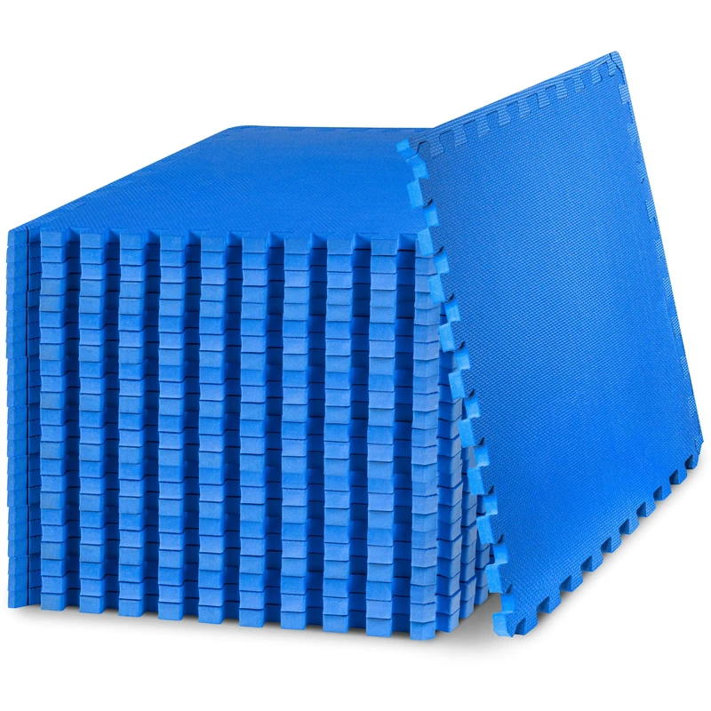 Durable Extra Thick Puzzle Exercise Mat 3/4″ EVA Foam Interlocking Tiles Protective Cushioned Workout Flooring Home
