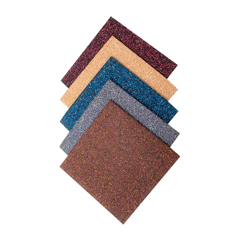 Durable Gym Outdoor Fitness Rubber Flooring with Soundproof Shock Absorption for Indoor Strength Area Sports Court