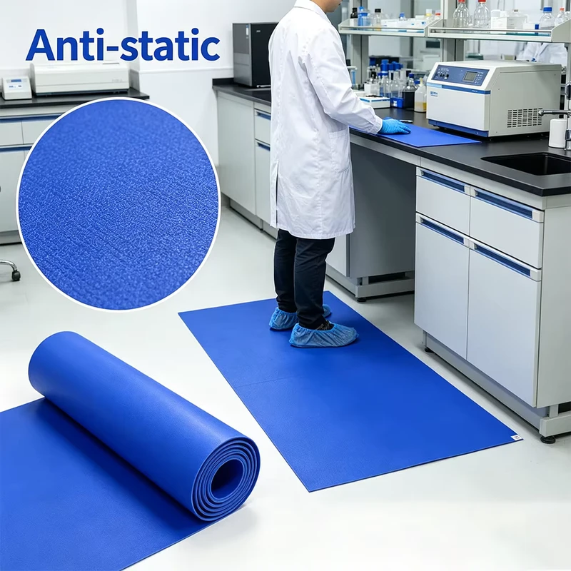 Durable Long Lasting Anti Static Sticky Mat With High Viscosity Custom Print Service for PCB Circuit Board Production Line