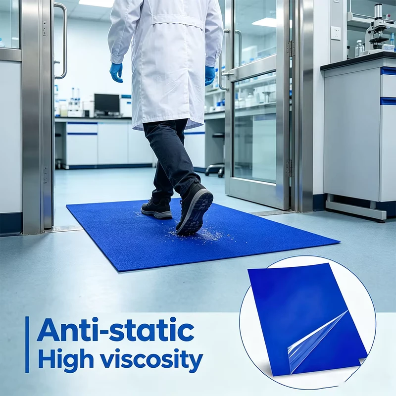 Durable Long Lasting High Viscosity Floor Mat With Anti Static Feature Customizable for Food Processing Plants