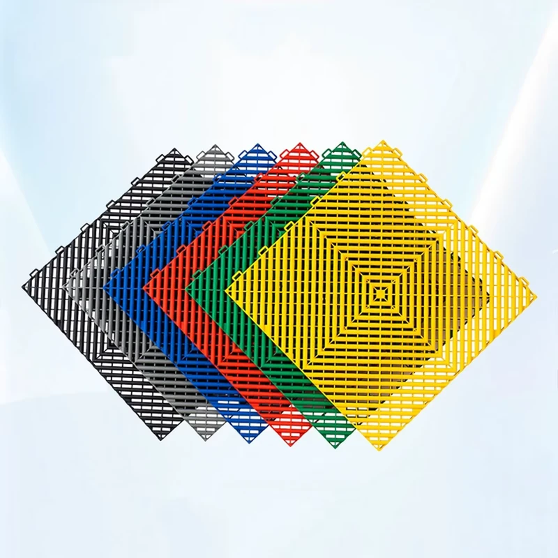 Durable PP Plastic Flooring Garage Floor Tiles for Car Shop Workshop