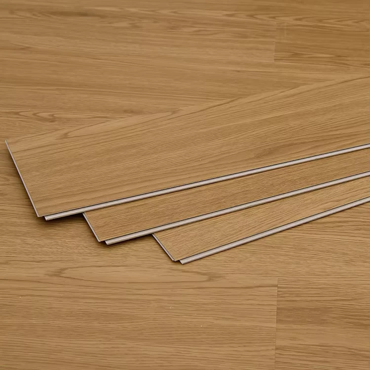 Durable Plank Interlock Click Laminate Vinyl Stone Plastic Composite Luxury Wood Grain Look SPC Flooring
