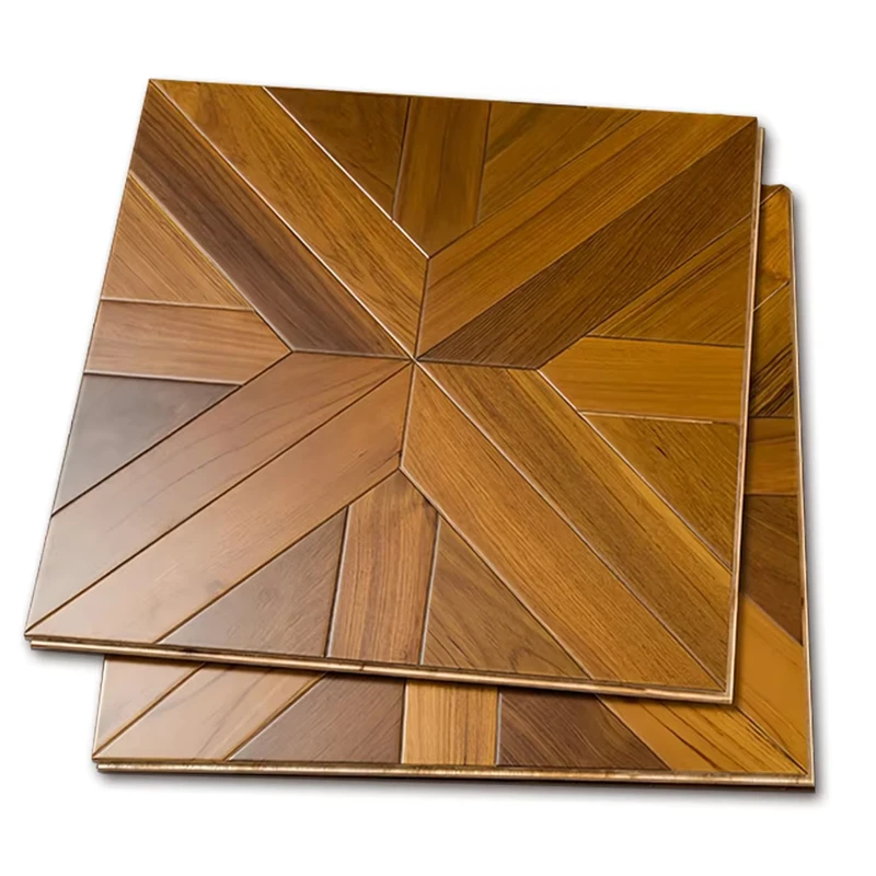 ENF&B1 Certified Luxury Versailles Palace Style Solid Teak Art Parquet Engineered Wood Flooring for Living Room Park