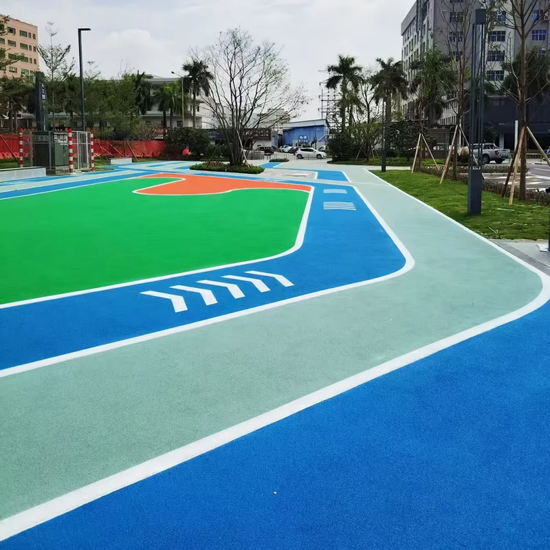 EPDM Rubber Granules Colorful Anti static Anti UV Durable Flexible Shock Absorption Eco Friendly Anti Bacterial Flooring