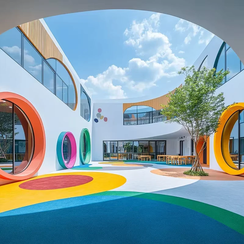 EPDM Rubber Granules Eco Friendly for Soccer Kindergarten Playground Running Track Sports Court Flooring
