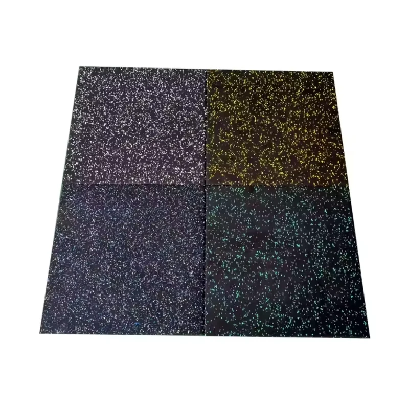 EPDM Rubber Gym Floor Mat Durable Non-Toxic Non-Slip Protective Flooring for Home & Gym Workouts