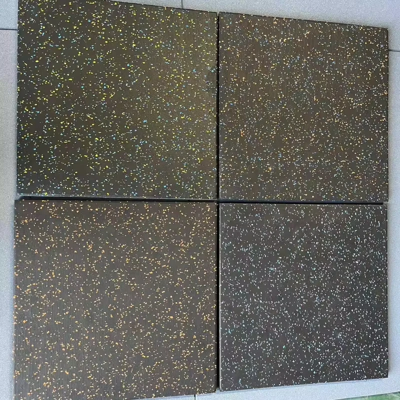 EPDM Rubber Tile Waterproof Shock Absorbing Floor Mat for Gym and Playground Flooring